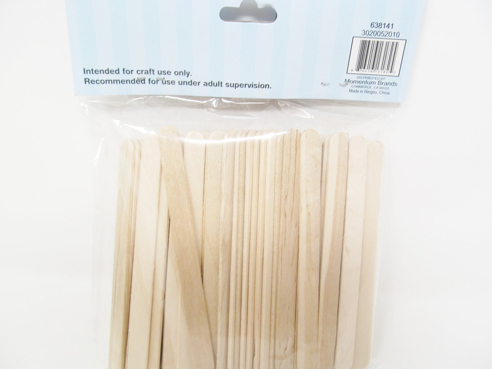 Craft Popsicle Stick Bag 120 New Wood Craft Sticks Free Etsy