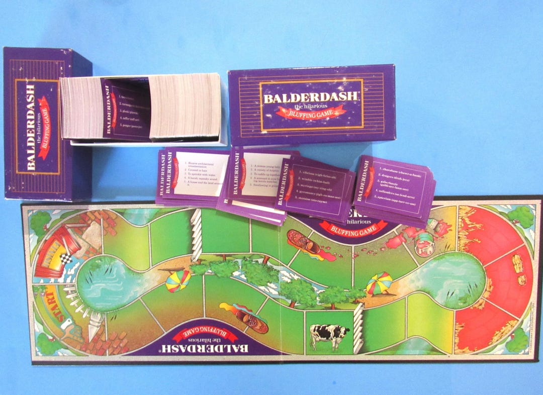 Balderdash Game Set, Board Game Replacement Parts: One 1984 Balderdash ...