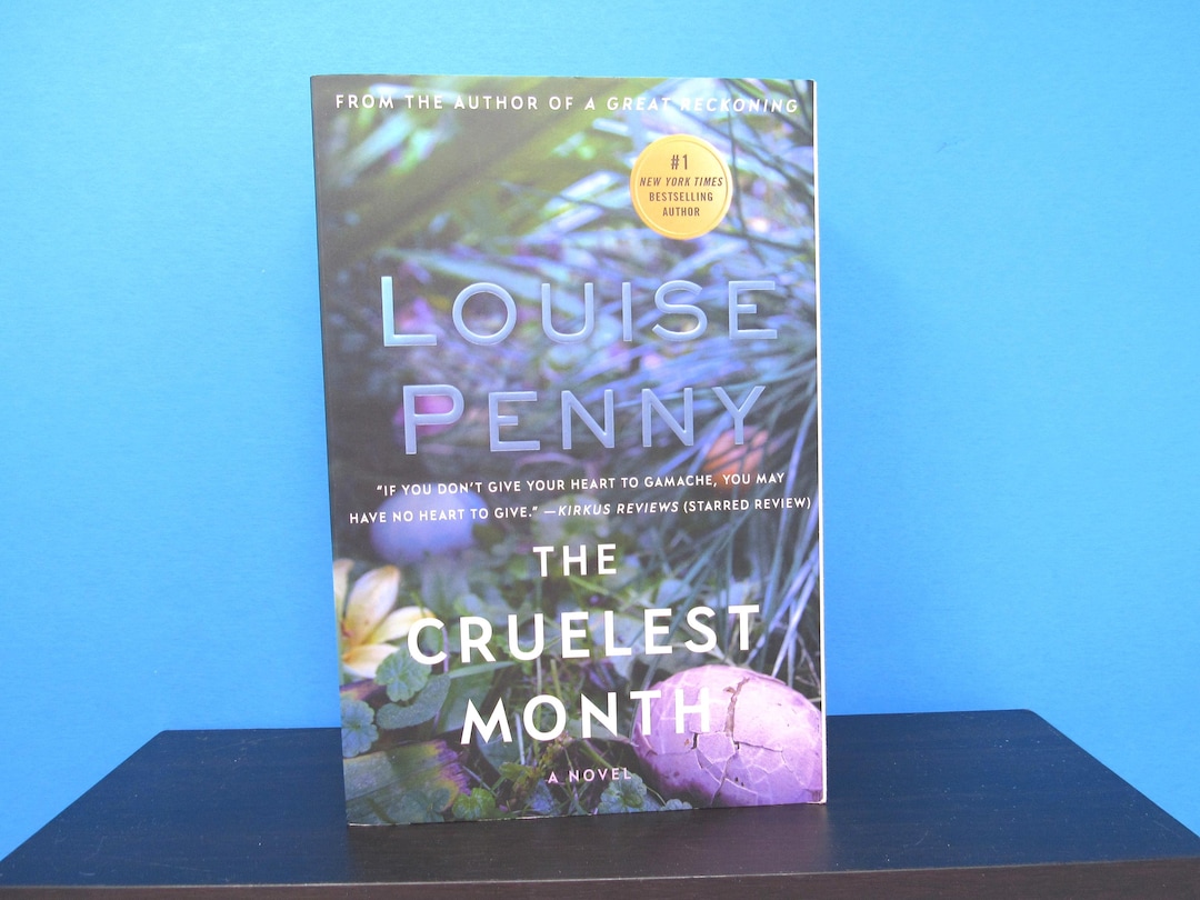 Louise Penny the Cruelest Month Paperback Book Etsy