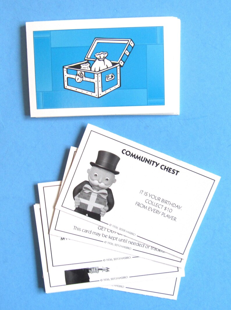 MONOPOLY FULL 16pc SET! Board Game Replacement Parts: One Full Set of ...