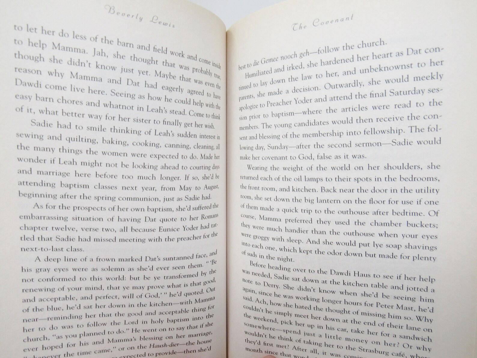 The Covenant by Beverly Lewis The Covenant by Beverly Lewis
