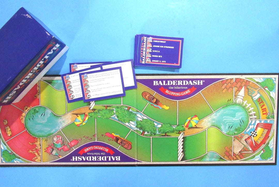 Balderdash Game Set, Board Game Replacement Parts: One Game Board and ...