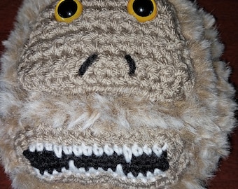 Hand Knit fuzzy sasquatch bigfoot Golf Club Cover