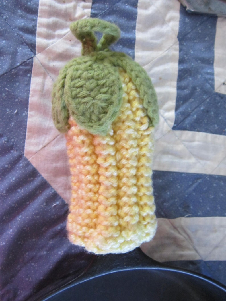 Pdf Pot Handle Cover Corn on the Cob Vintage Knit Pattern Etsy