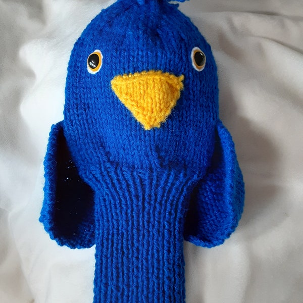 Hand Knit Bird Golf Club Cover