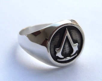 Assassin's Ring Solid Sterling Silver 925