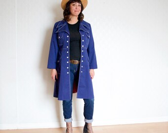 navy spring coat