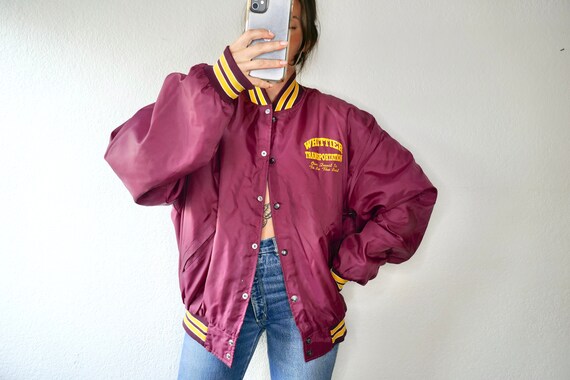 Bomber maroon deals
