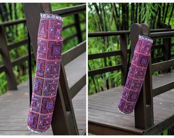 Yoga mat bag carrier, boho ethnic mat bag, yoga bag, women yoga bag, yoga tote bag, yoga mat bag with zipper