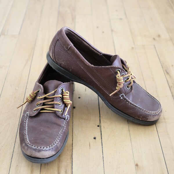 Vintage Boat Shoes Etsy