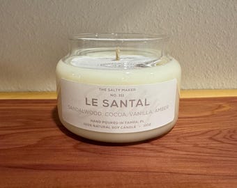 Le Santal - Natural Soy Candle and Wax Melt