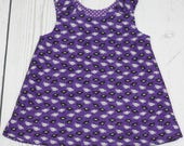 Girl 39 s pinafore dress, babies dress, Children s Clothing, Goth baby dress, Kids dress, purple pinafore dress