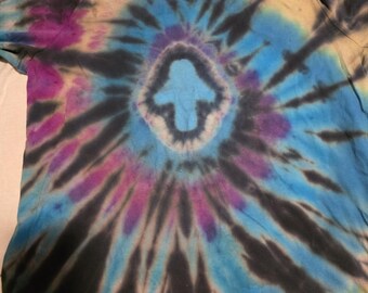 Hongo teñido anudado de manga larga