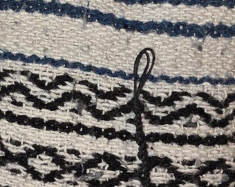 Gargantilla de setas azules, gargantilla negra, boho chic