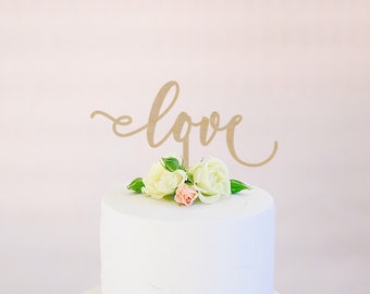 love 2 : wedding cake topper | wedding | wedding cake | love | cake topper | wedding decor | wedding decorations | party decorations