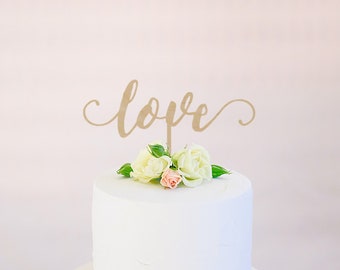 love : wedding cake topper | wedding | wedding cake | love | cake topper | wedding decor | wedding decorations | party decorations