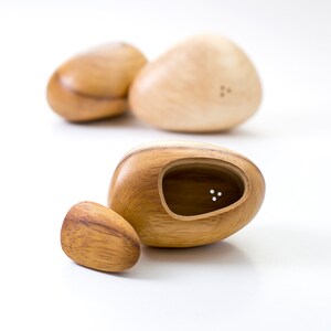 Premium Salt and Pepper Shakers Custom Wood Choice High Quality Gift for Him/Her image 3