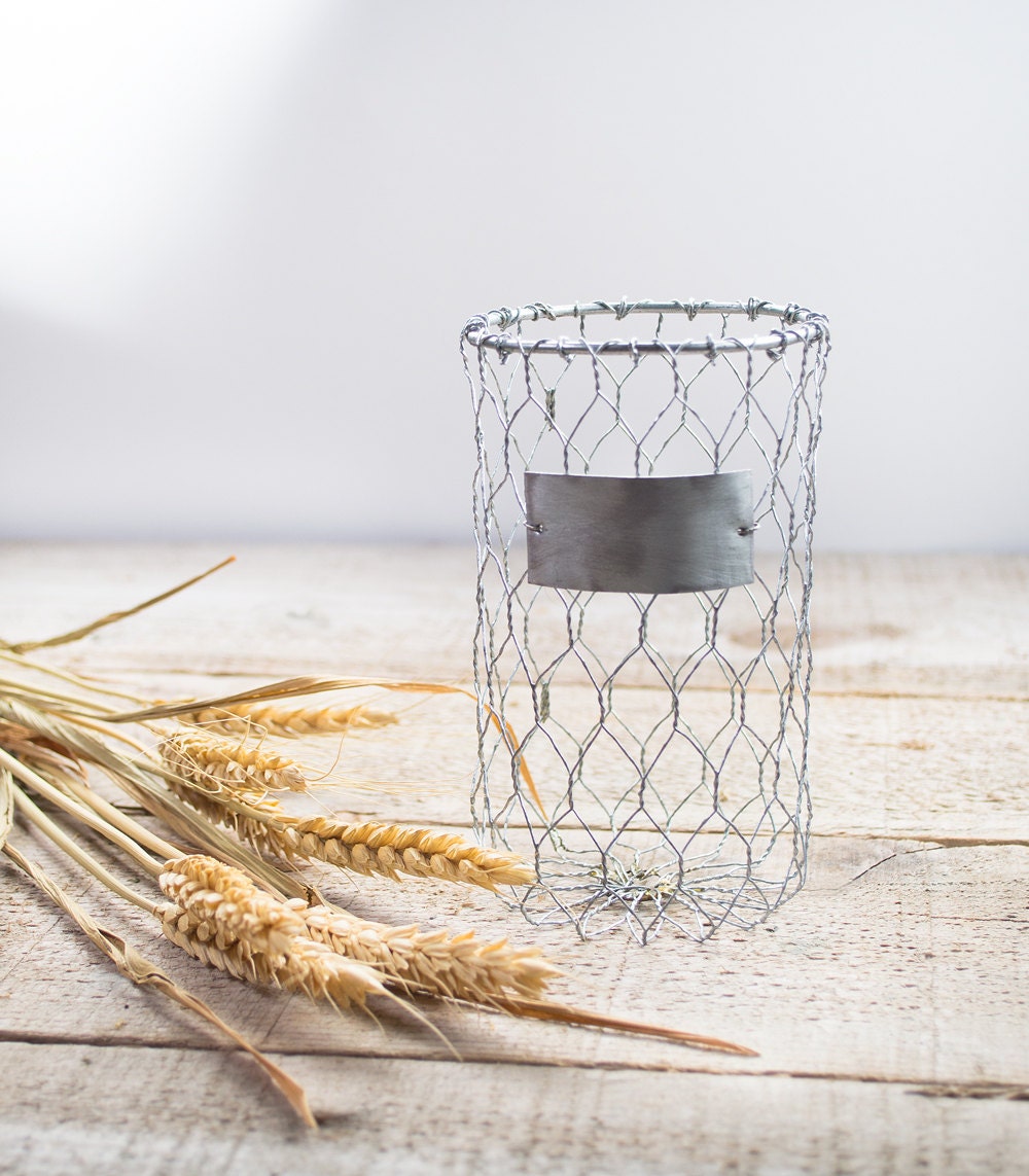 Small Metal Wire Basket 3 Sizes Country Cottage Shabby Etsy