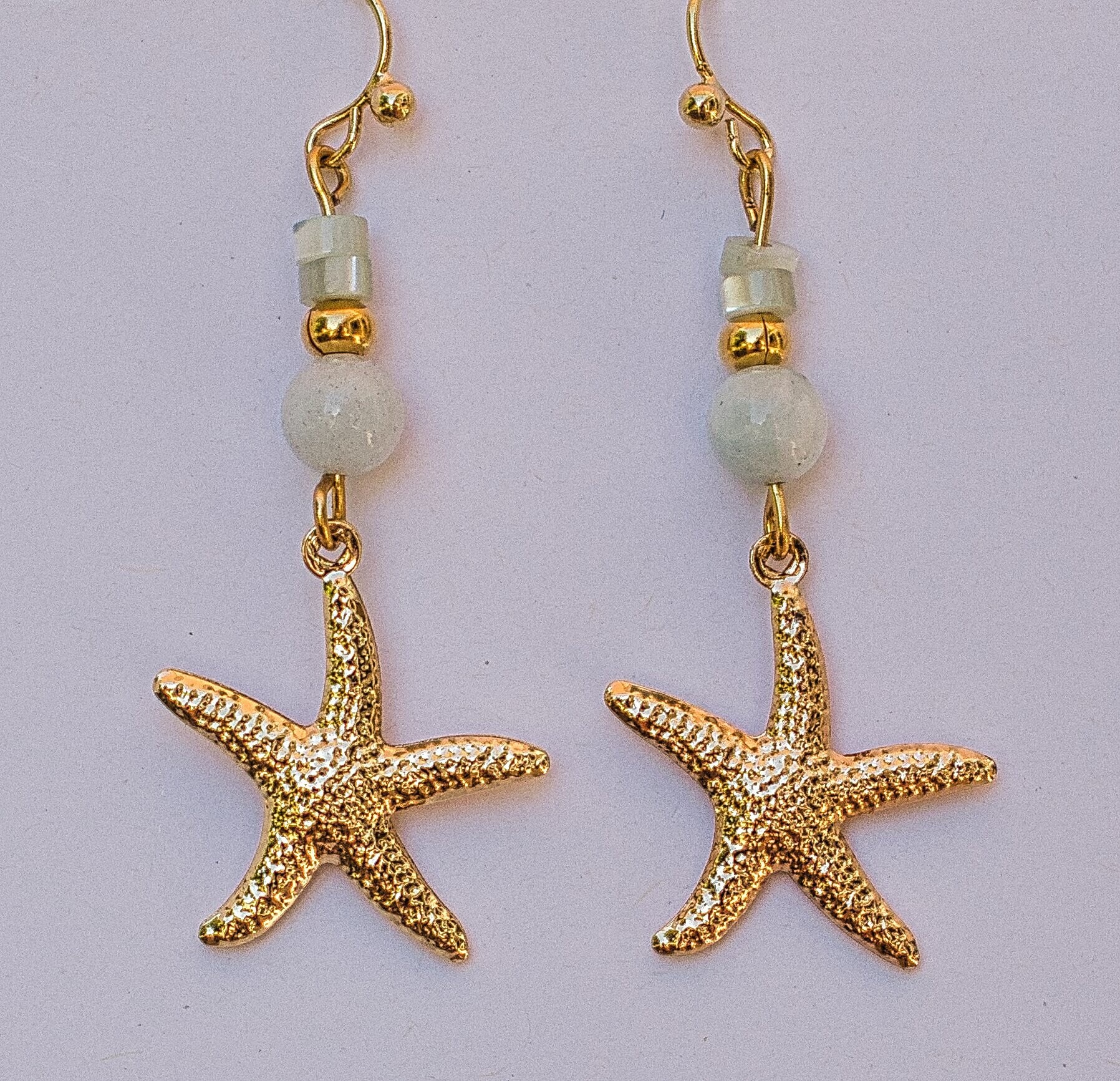 Real Shell Earing Real Starfish And Shell Earrings