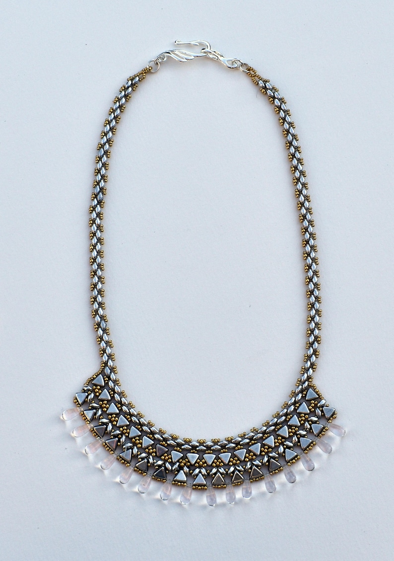 Egyptian Style Necklace Beaded Necklace Beaded Choker Etsy