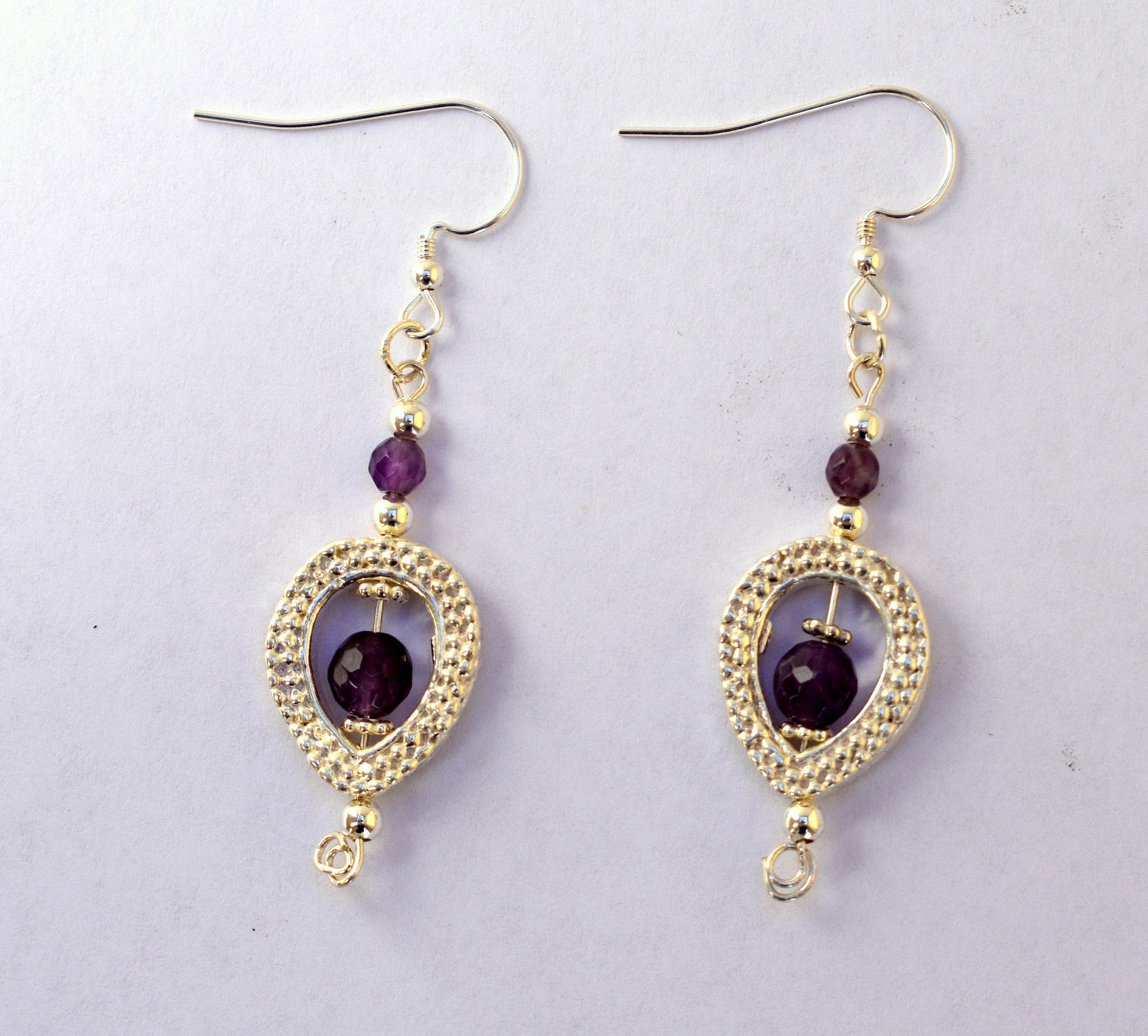 SALE Sterling Silver Earrings Bead Frame Earrings Genuine Etsy India