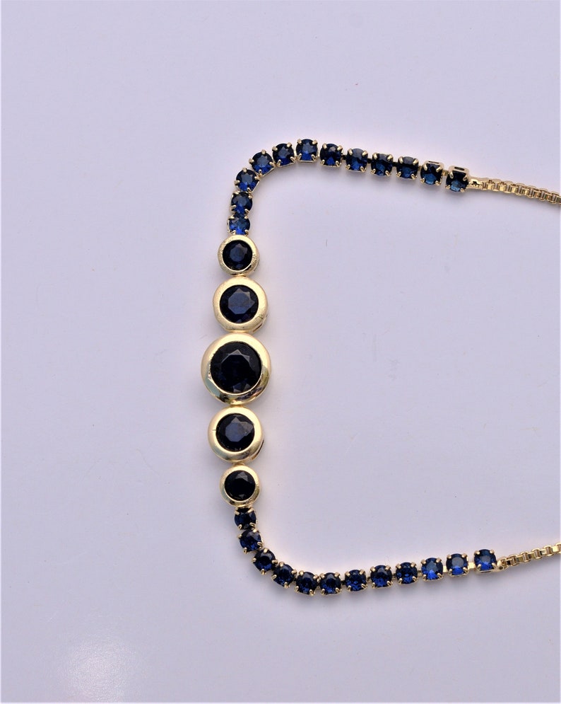 bezel set bracelet cubic zirconia bracelet adjustable bracelet slider bracelet Bolo bracelet