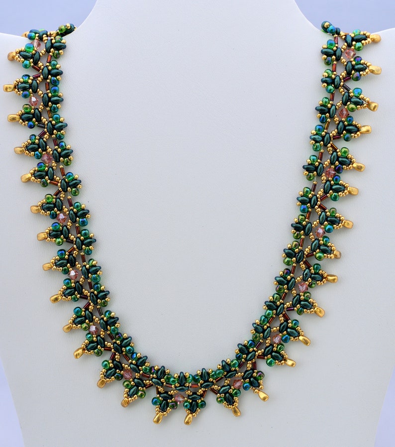 Swarovski Crystal Choker,beaded Choker, Bugle Beads Necklace,super Duo