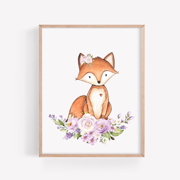Fox Nursery Decor Etsy