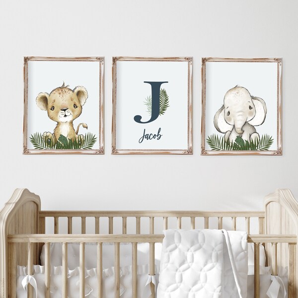Boy Jungle Nursery Etsy