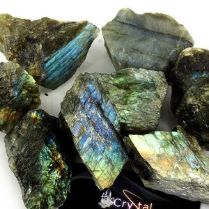 Pietre preziose di Labradorite grezza da mezzo chilo, pietre grandi per la guarigione dei cristalli Reiki, Labradoriti grezzi per la creazione di gioielli o progetti di guarigione