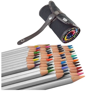 COHEALI 36 Colored Pencil Holder Wrap Pen Cases for Adults Colored Pencils  for Adults Color Pencils Pen Wrap Holder Wrap Pencil Case Pencil Wrap Case