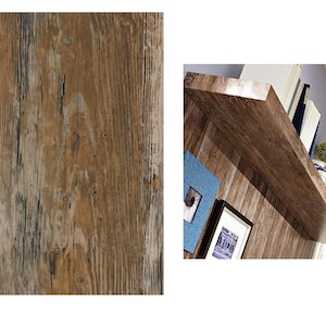 Rustikale Holz selbstklebende Regal Schublade Liner oder Tapete Dekor 17,71 "x 78" Rolle, für Haus Dekorieren, machen Möbel in realistische Seisholz