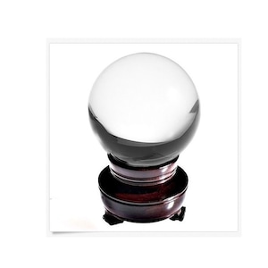 Boule de cristal de quartz clair Feng Shui 150 mm, boule de cristal pour attirer l&#39;énergie positive, stimuler l&#39;énergie existante ou exploiter une puissance intérieure plus élevée
