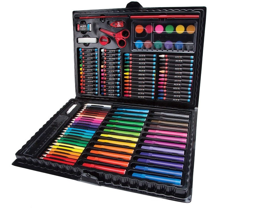 Kids Art Set 150 Piece Art Supply Set, Traveling or Indoor Art Set to  Inspire Kids Creativity, Draw, Paint, Color and Craft With Carry Case 