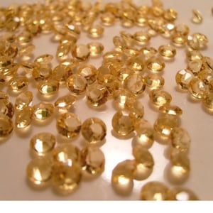 Gold 2000 zählen Acryl Diamanten 4,5 mm, Tisch Hochzeit Diamanten Bling, Vase Füller oder Brautdusche Partytisch Konfetti Hochzeitsdekorationen