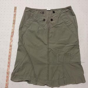Vintage Diesel 2001 skirt size 27 for women, many pockets designer bottom skirt wear for women, stored in closet for years, discontinued
