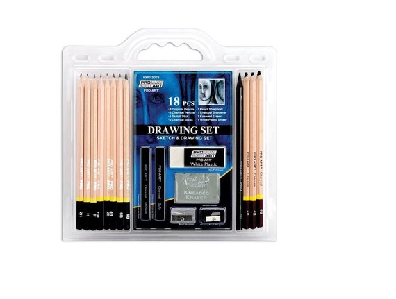 18 Piece Sketch/draw Pencil Set, Drawing Pencils for Beginners, Set  Contains All Necessary Pencils for Beginners to Draw and Sketch 