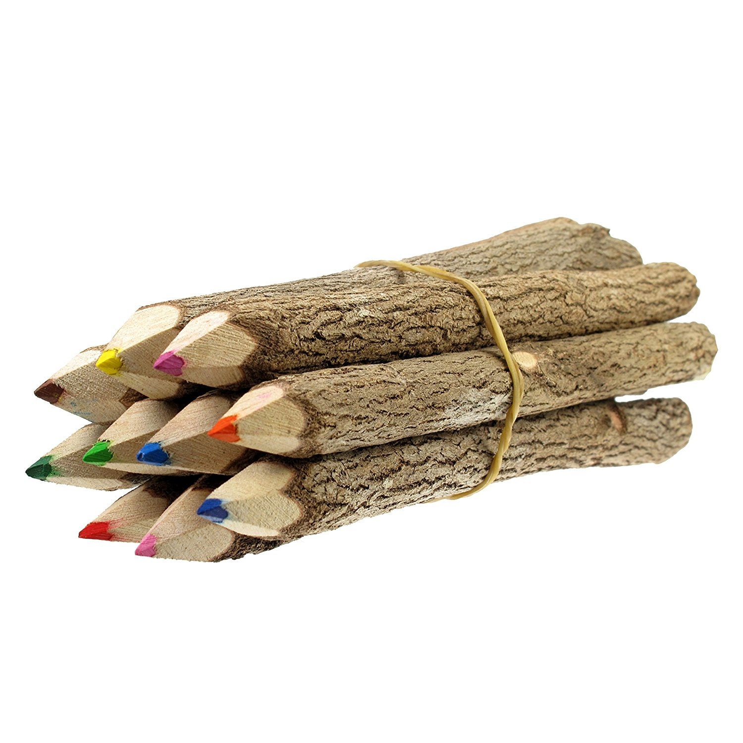 50 Lápices De Madera Para Rascar – Set De Colores (Rosa, Amarillo, Azul, Verde, Rojo) Para Manualidades Y Arte