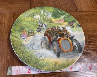 Vintage 1989 Wedgwood poop poop bone China plate, made in England cartoon plate, translucent plates made of bone, collector plates or gift