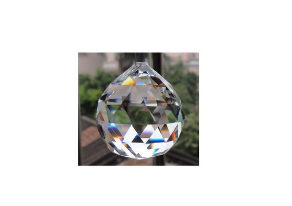 New Crystal Ball Prism Pendant Suncatcher 40mm
