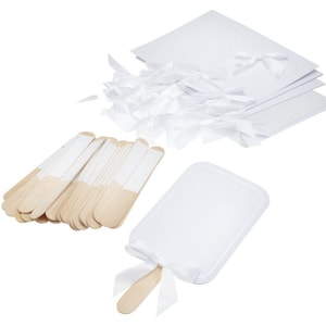 Print Your Own Wedding Fan Kit, Create Your Own Beautiful Elegant Wedding Fans, Keep Guests Comfortable While Cheering For Bride And Groom