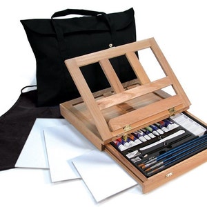 Art 101 Double Sided Trifold Easel Art Set - 179-Piece