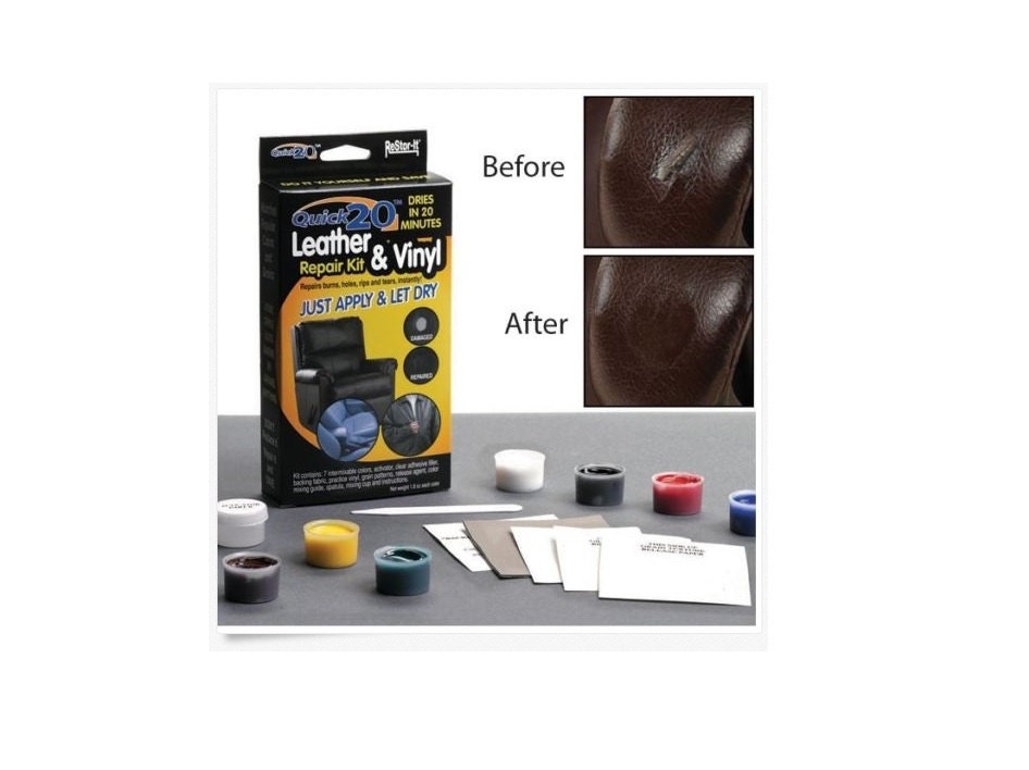 Floor & Steam Cleaner Accessories 20ml Leather Repair Filler Cream Kit  Restores Car Seat Sofa Scratch Rip Scuffs Tool