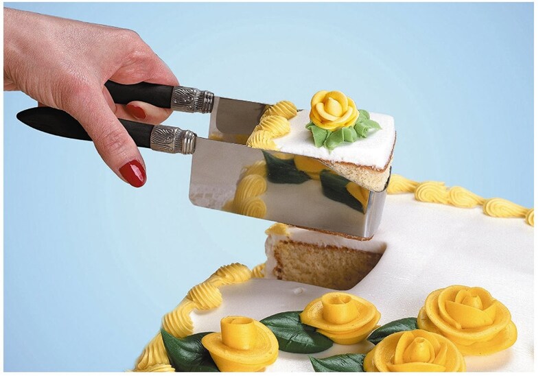 Square Cake Cutter Server for Easily Cutting and Serving Etsy