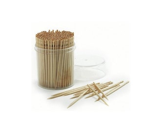 Ornate Wood Toothpicks 360 Count, Toothpicks For Great Use with hors d'oeuvres, sandwiches, appetizers and finger foods, Crafting Toothpicks