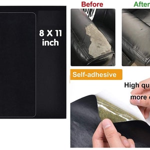 Any Color Leather And Vinyl Adhesive Repair Patch, Sticky Vinyl Adhesive For Cutting And Patching Leather Holes, Leather Tears Or Fraying