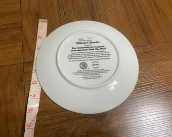 1993年ヴィンテージ「風と共に去りぬ」装飾皿、未亡人のドレス