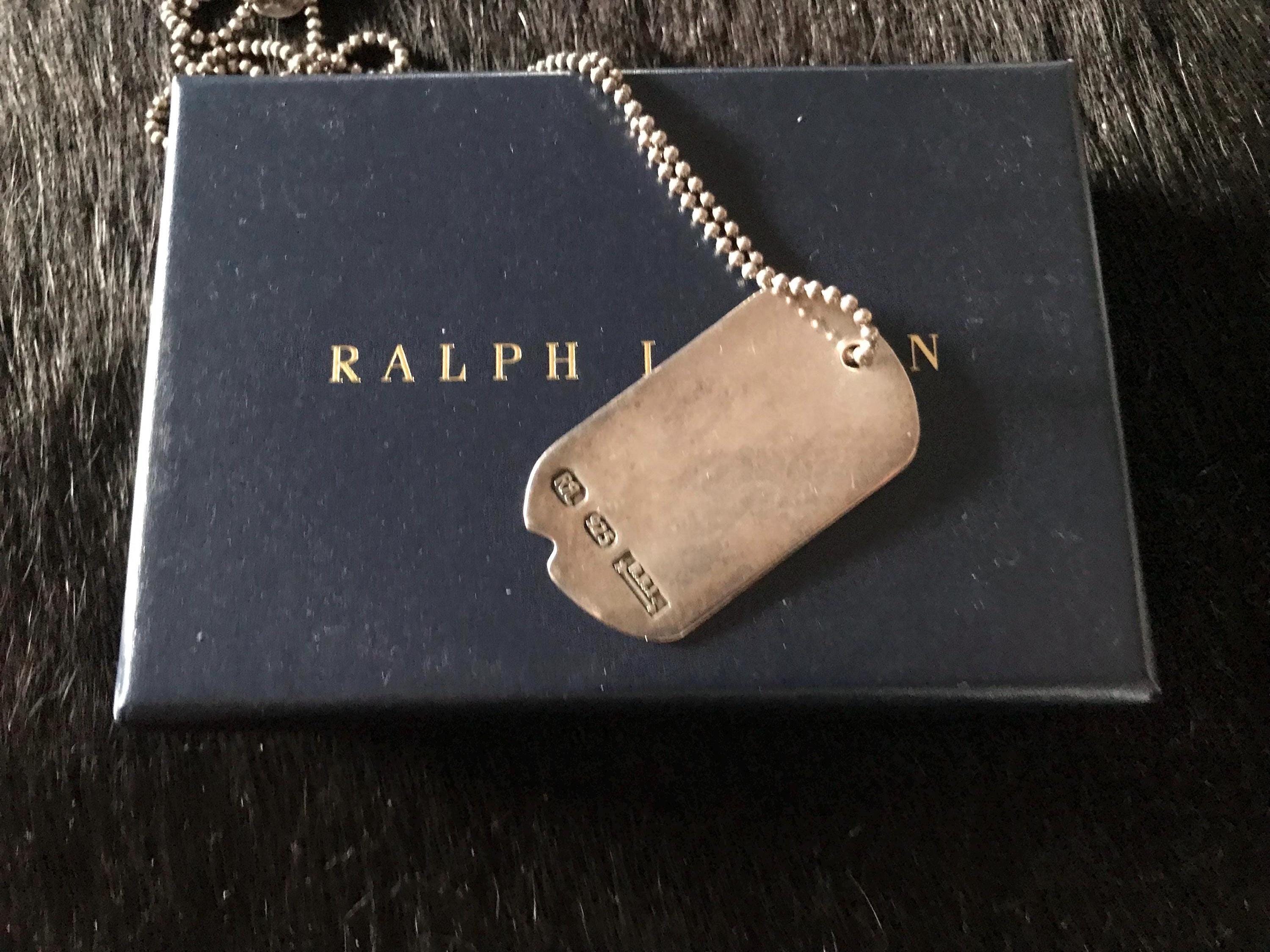 激安商品 Ralph Lauren RRL Necklace Chain Charm Silver