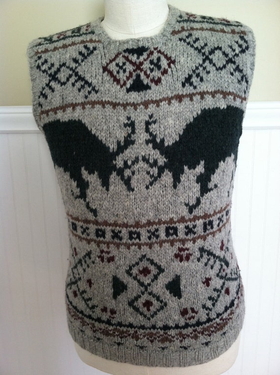 Ralph Lauren Vest Vintage Nordic Sweater Vest Sout