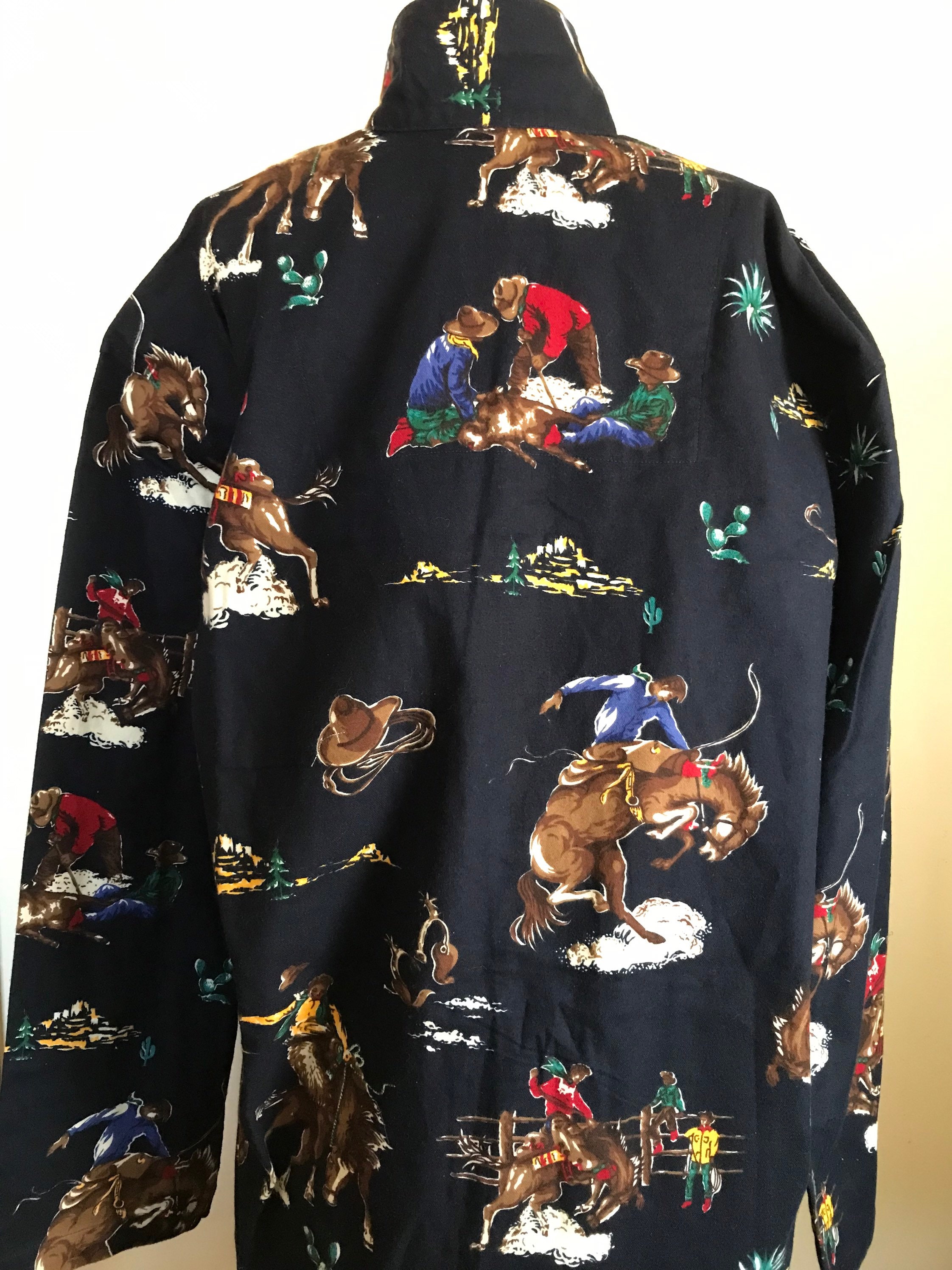 90s y2k Ralph Lauren sleeping wear wide Used Polo Ralph Lauren Palace Pajama Sleeping Shirt Multi Color Very Rare |  eBay